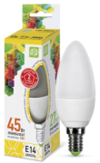 ЛАМПА СД LED-СВЕЧА-STD 5ВТ Е14 3000K/4000K 450ЛМ ASD